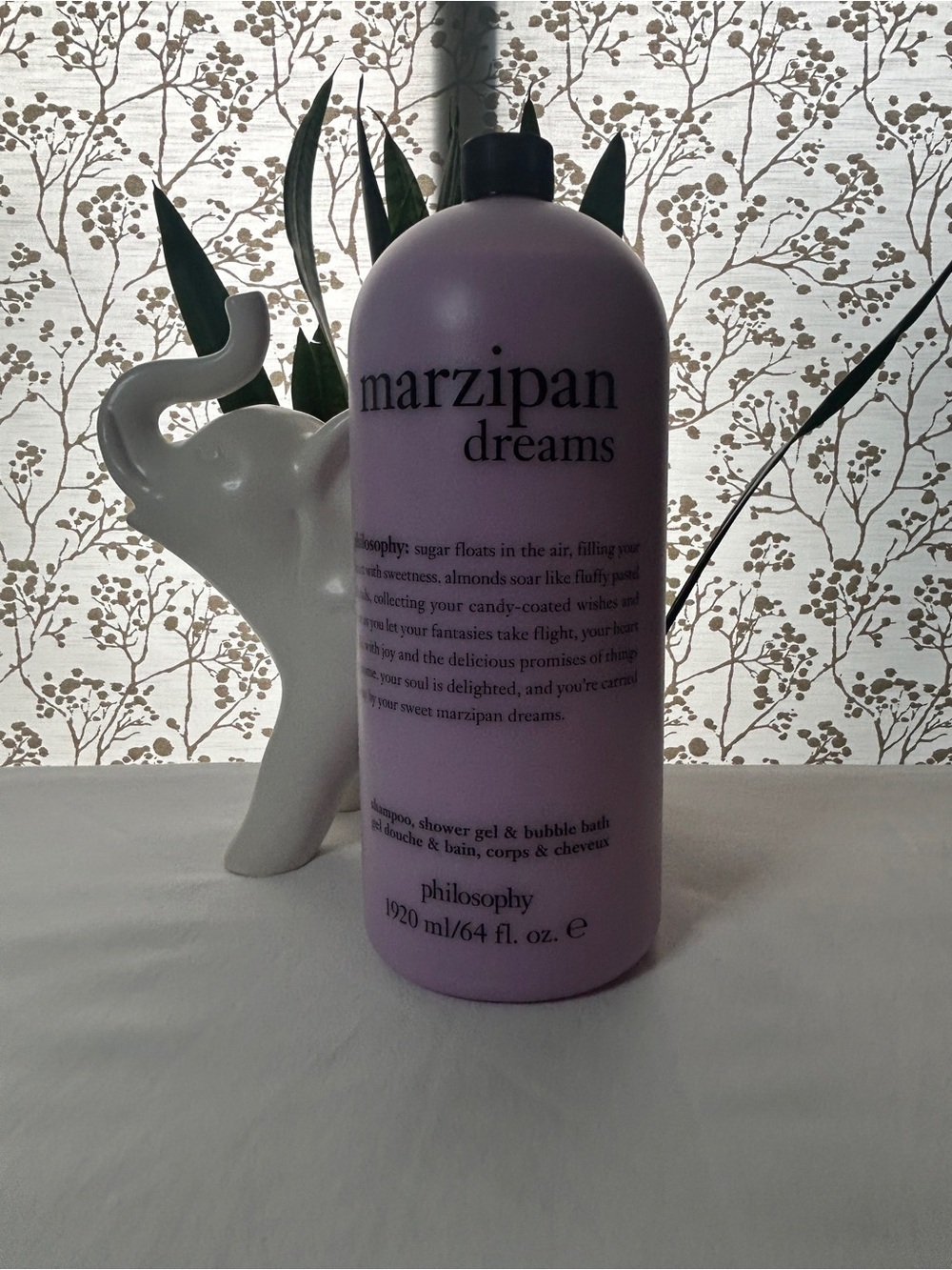 NIB Philosophy Marzipan Dreams 64 oz 3-in-1 Mega Jumbo Rare First Edition